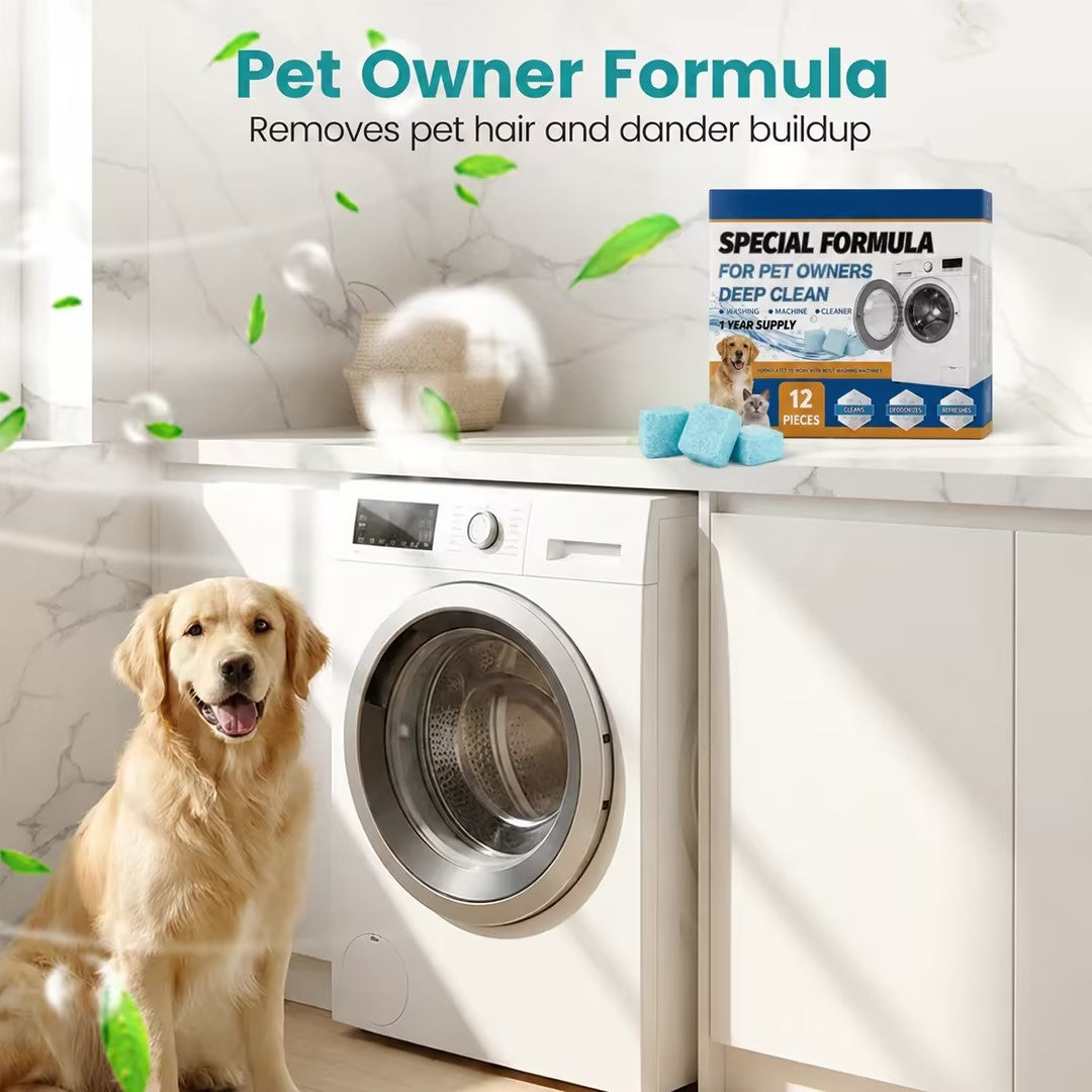 🏆 LAST DAY SPECIAL! ONLY $9.99!! 12 Washer Tub Cleaner Tablets Deep Cleans & Removes Odors For a Fresh, Hygienic Washer