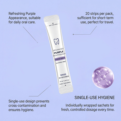 Skinovae Purple Mouthwash - Sachets 20 Pack