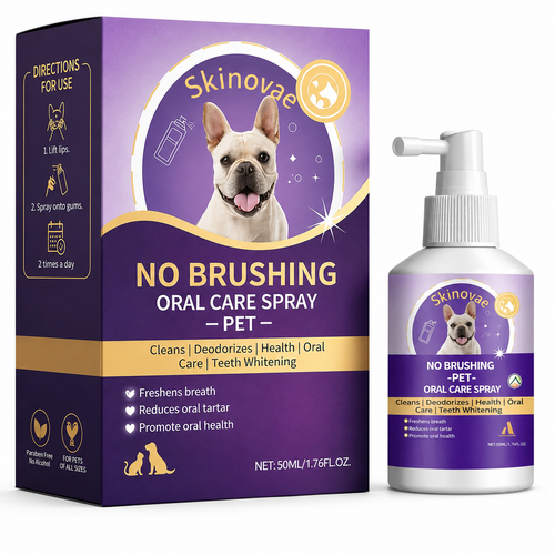 Skinovae™ 🍃NO BRUSHING oral care spray for dogs cats