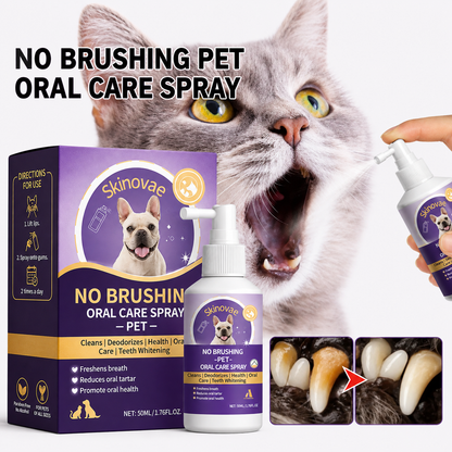 Skinovae™ 🍃NO BRUSHING oral care spray for dogs cats