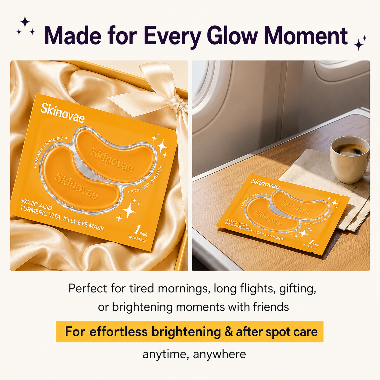 Kojic Acid Turmeric Vita Jelly Eye Mask