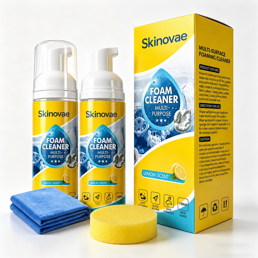 🧴4-in-1 Multi-Enzyme Foam Cleaner – Deep Clean Car, Kitchen, Bathroom & Sofa
