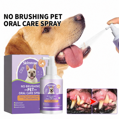 Skinovae™ 🍃NO BRUSHING oral care spray for dogs cats
