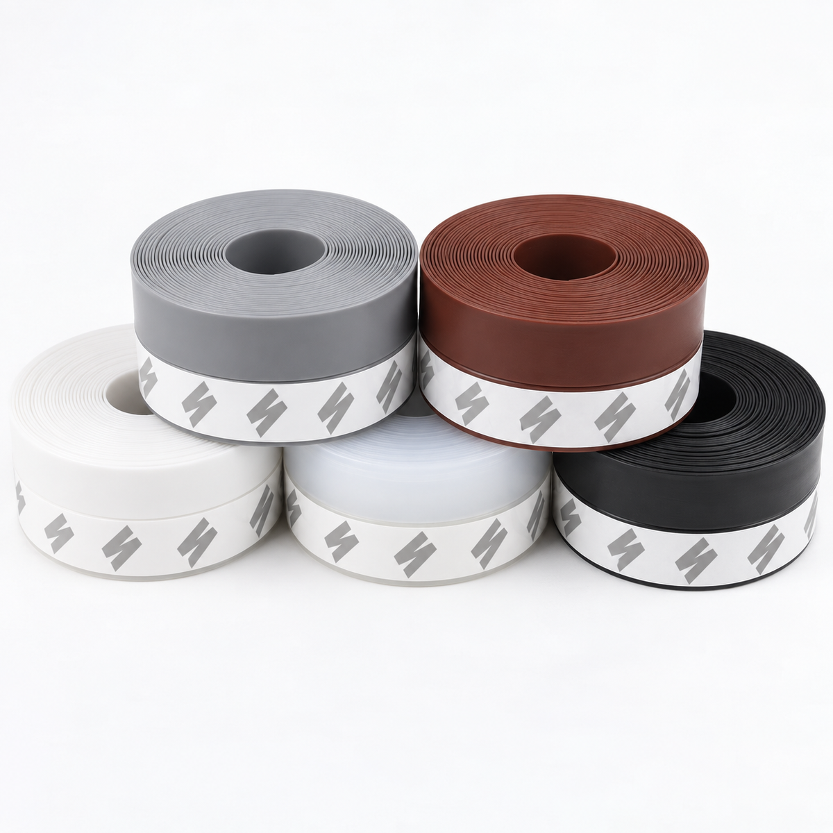 16.4Ft Door Weather Stripping | Adhesive Draft Stopper Seal Strip for Doors, Windows & Shower Doors